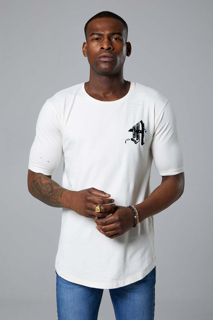 Ashes Varsity tee- Brushed cotton